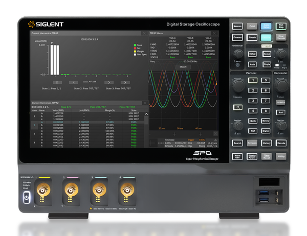 Siglent SDS5034X HD 4CH 350MHz, 5 GSa/s 12bit Digital Oscilloscope