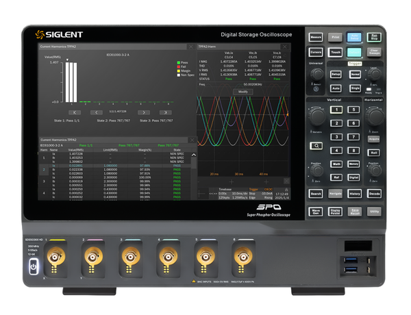 Siglent SDS5036X HD 6CH 350 MHz, 5 GSa/s 12bit Digital Oscilloscope