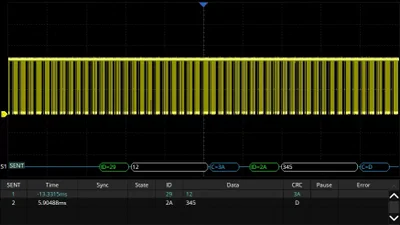 SDS3000HD-SENT trigger & decode license option