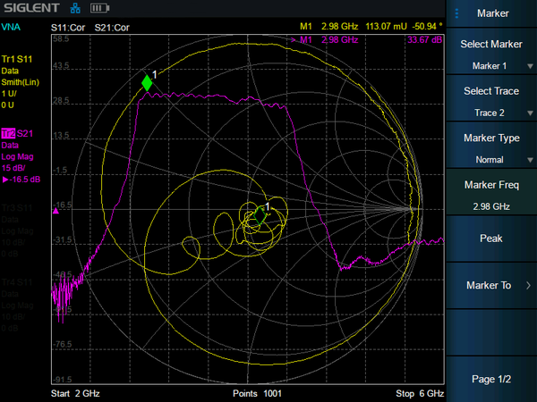 Siglent SHA850-VNA vector network analyzer license option