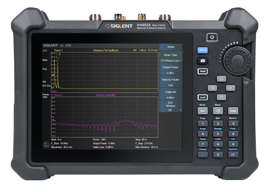Siglent SHA850A Series handheld analyzer