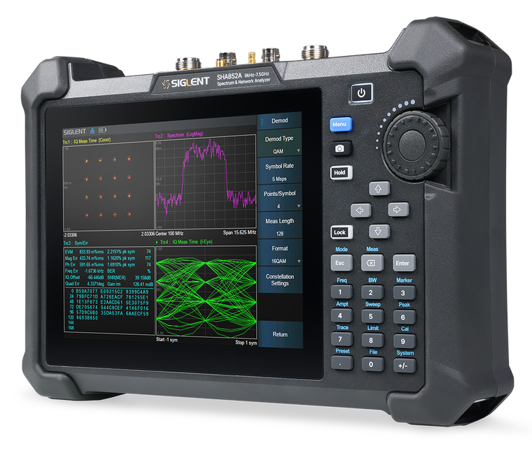 Two instruments in one: analyzer + cable/antenna