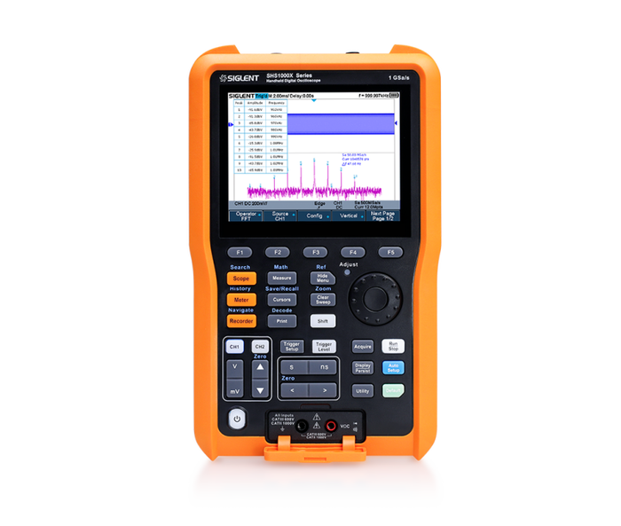 Siglent SHS1202X, angled