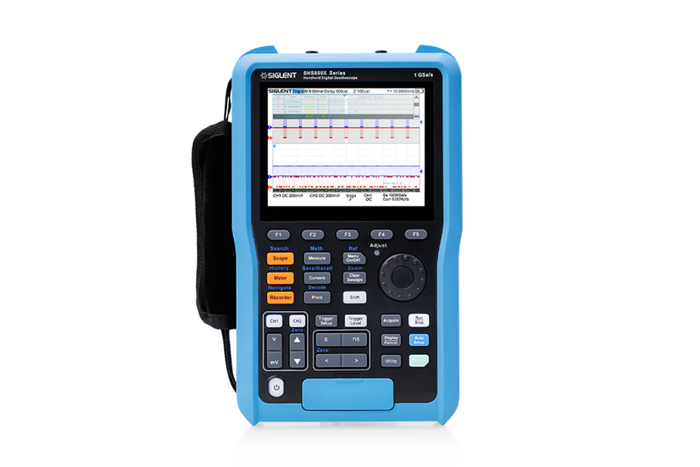Siglent SHS820X, angled