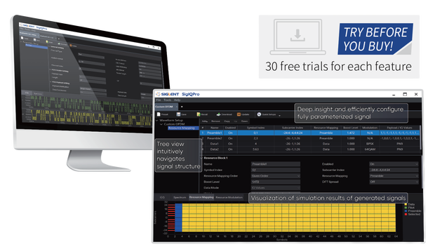 Siglent SigIQPro signal generation software