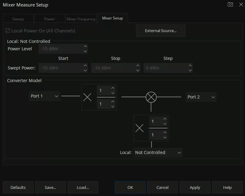 SNA5000-SMM Scalar mixer measurement
