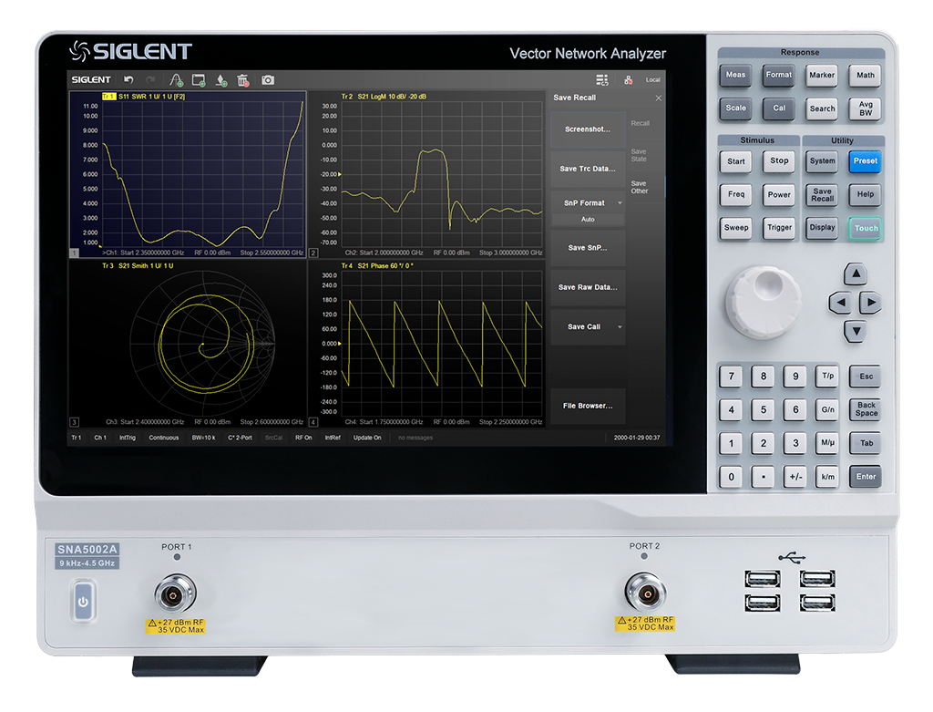 Siglent SNA5022A vector network analyzer