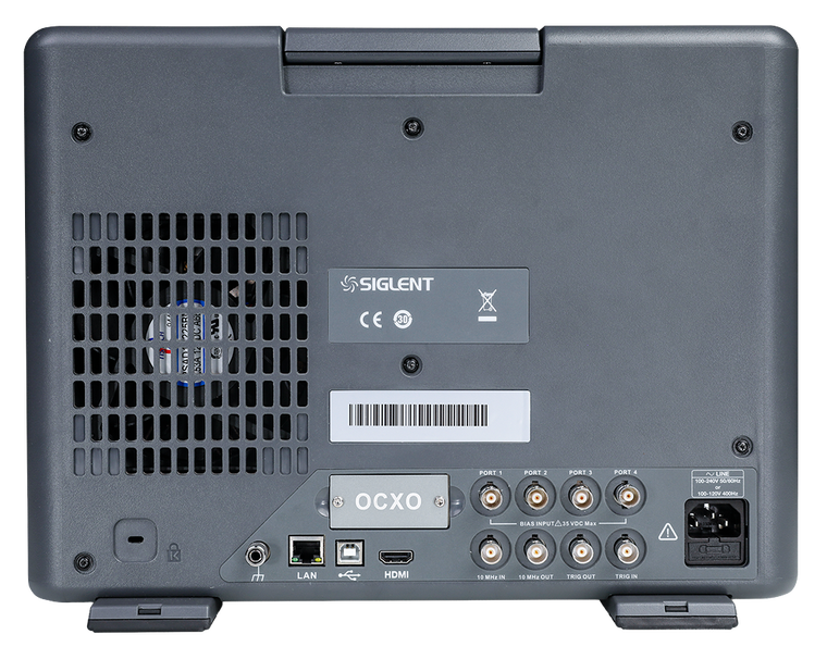 Rear panel, calibration and connectivity