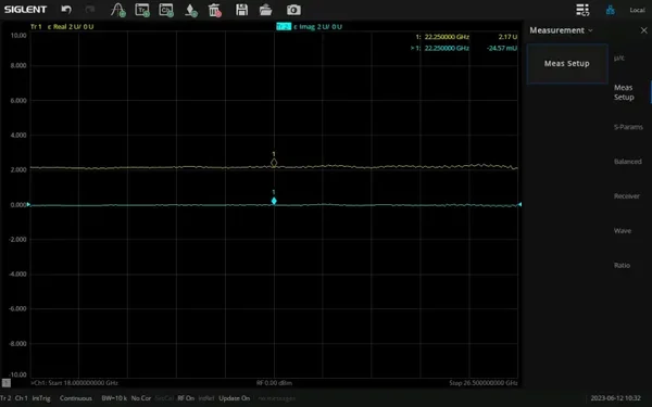 Siglent SNA6000-MT Material Measurement option