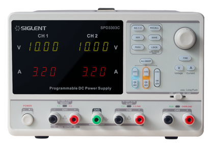 Siglent SPD3303C — front view