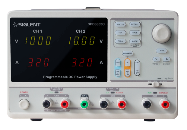 Siglent SPD3303C 3-channel linear DC power supply