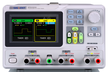 Siglent SPD3303X 3-channel linear DC power supply