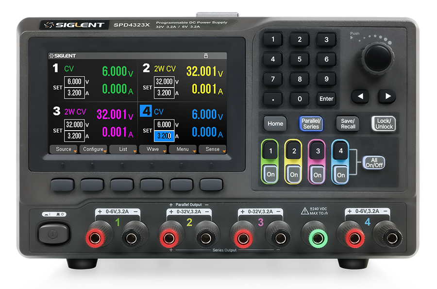 Siglent SPD4000X 4-channel linear DC power supply