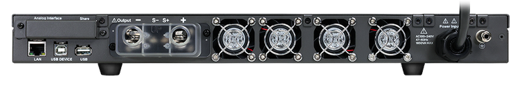 Rear panel, programmable and connected