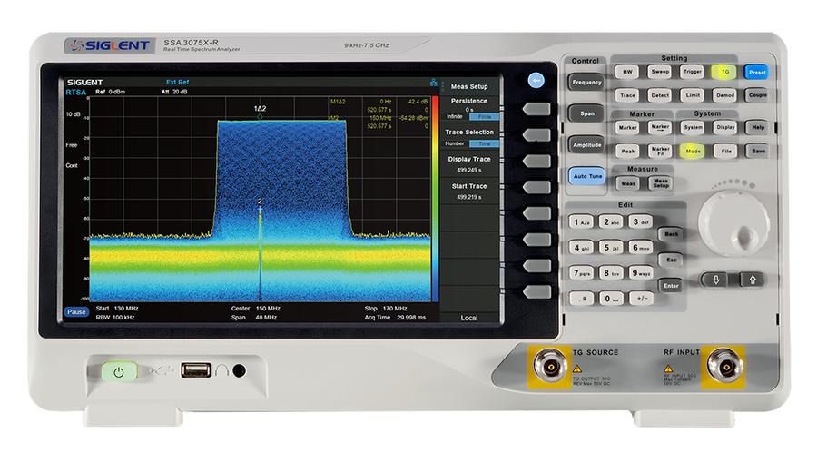 Siglent SSA3000X-R Series real-time spectrum analyzer