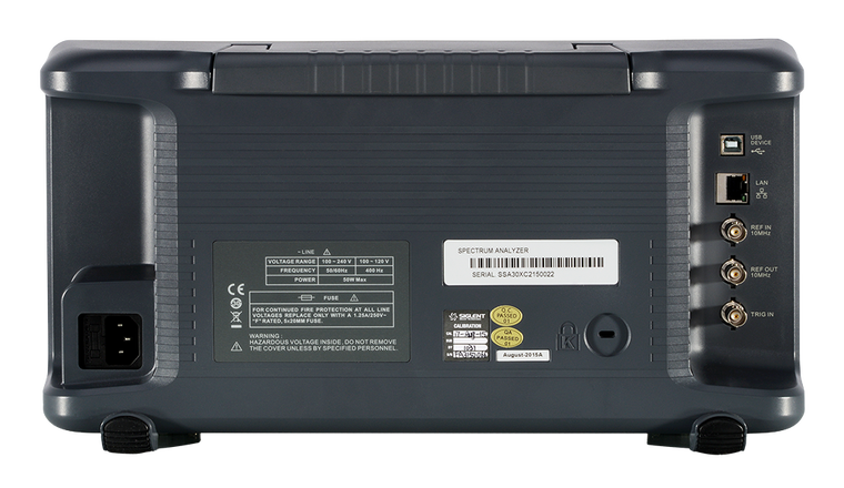 Rear panel, connectivity and remote control