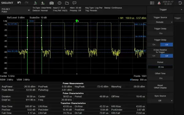 Siglent SSA5000-PU Pulse Measurement ( software license )