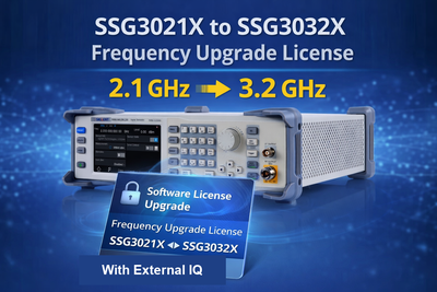 SSG3000X-IQE-21BW32 Bandwidth upgrade — 2.1 GHz to 3.2 GHz (with external IQ)