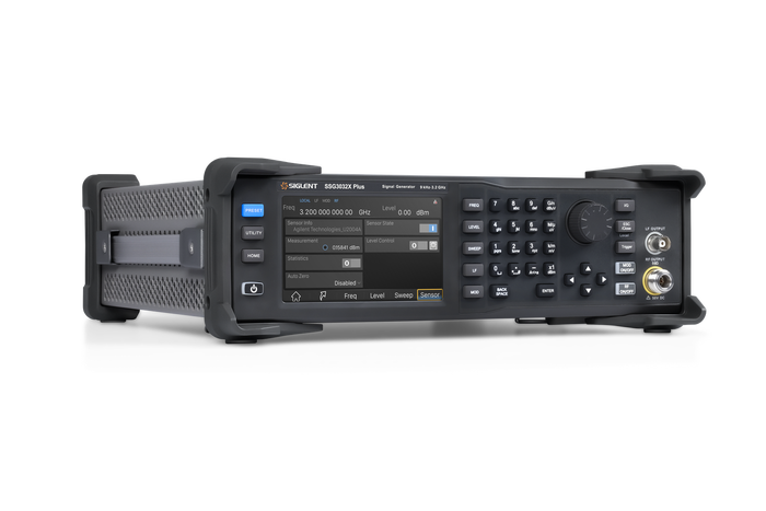 Siglent SSG3032X Plus, three-quarter, left view