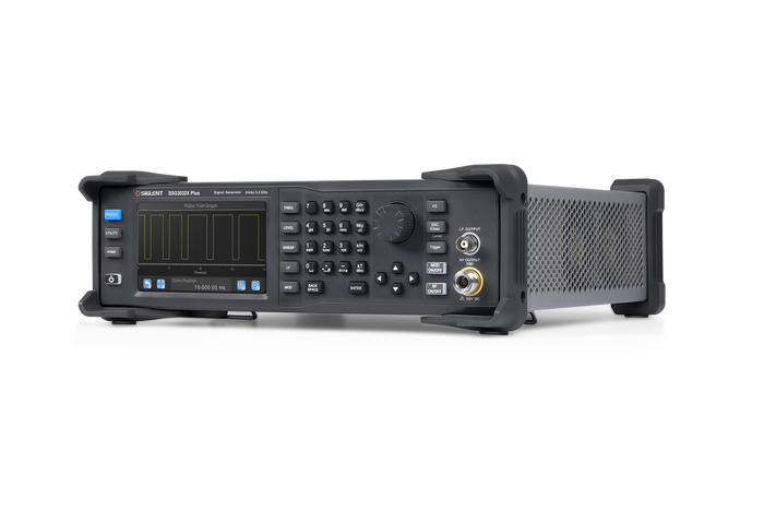Siglent SSG3032X Plus, three-quarter, right view