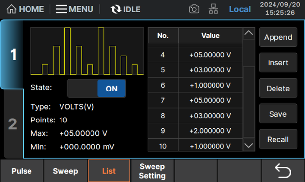 Flexible custom sequencing