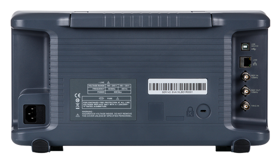 Siglent SVA1032X — Rear — ports & interfaces