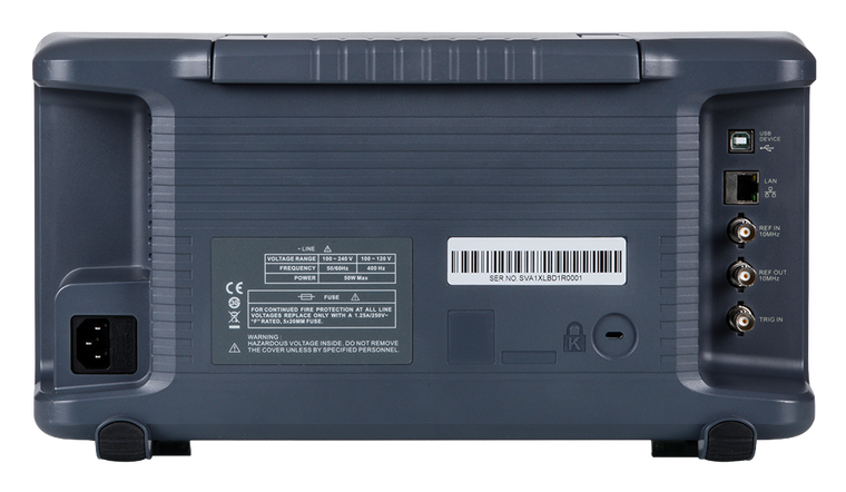 Rear panel and connectivity