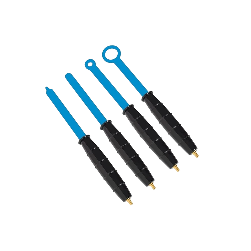 The four TekBox TBPS01 near-field probes: H20, H10, H5 and E5