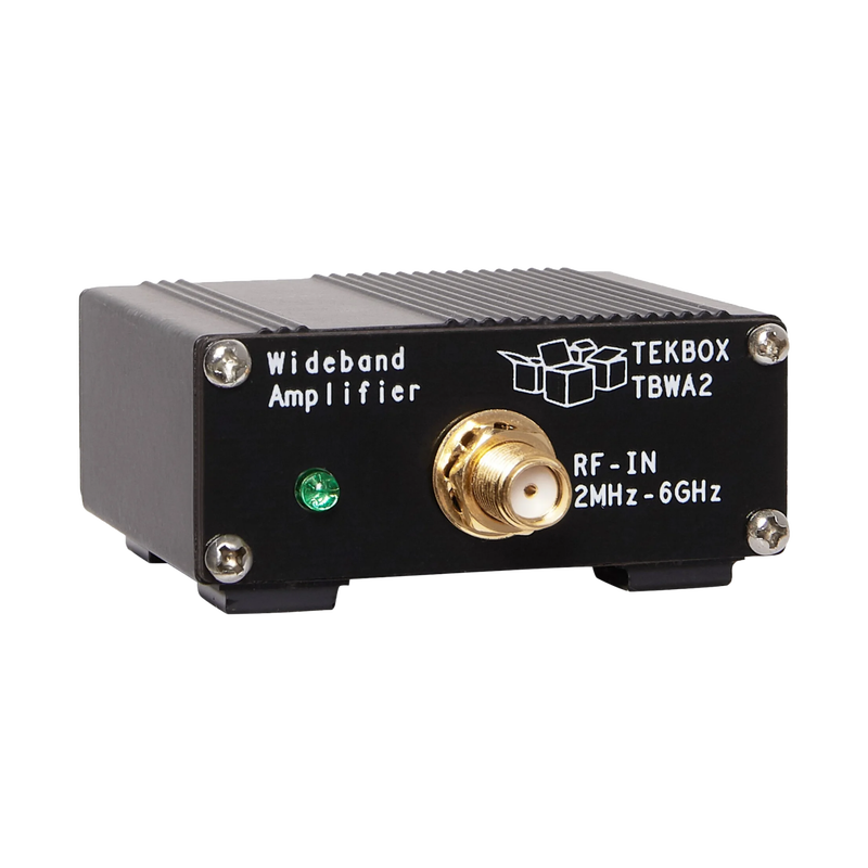 TekBox TBWA2 wideband amplifier, 2 MHz to 6 GHz, SMA input