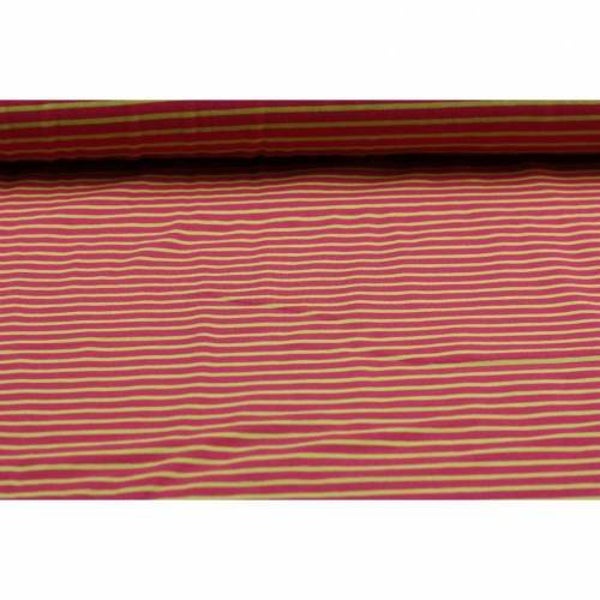 15,00EUR/m Streifenjersey pink-apfelgrün