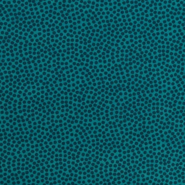 10,90EUR/m Webware Dotty unregelmäßige Punkte auf petrol