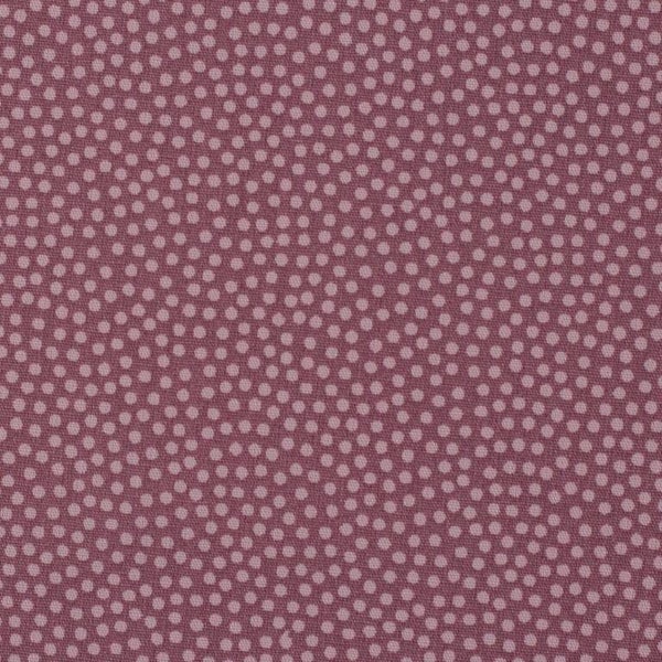 10,90EUR/m Webware Dotty unregelmäßige Punkte in rosa auf altrosa