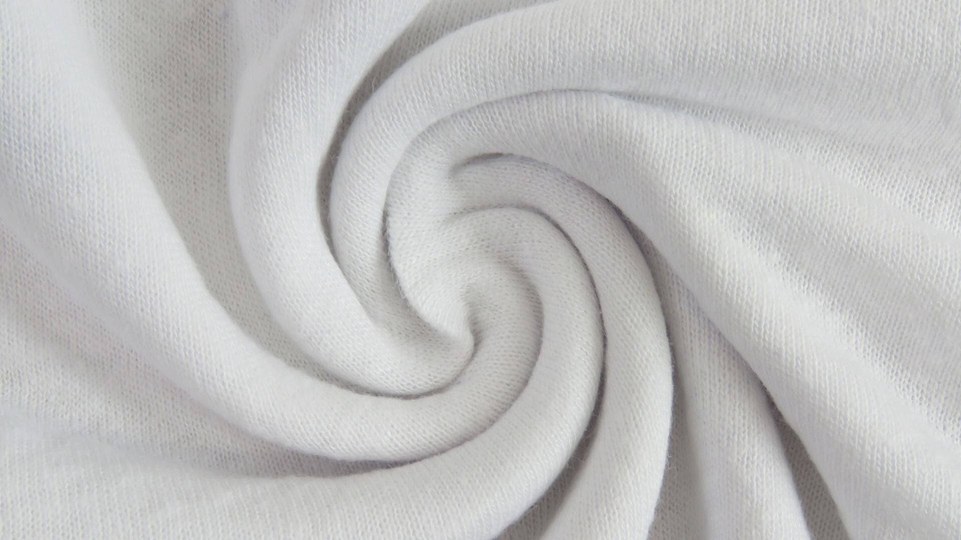 13,50EUR/m Viskose Leinen Jersey Uni weiß