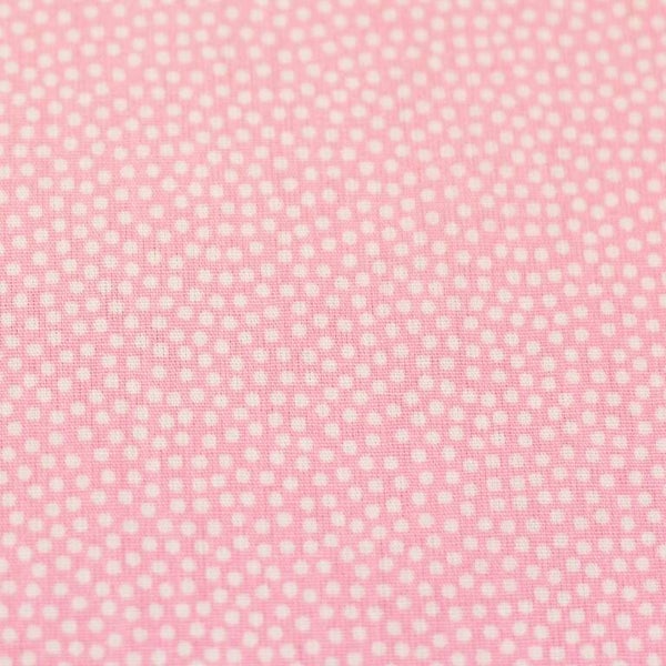 10,90EUR/m Webware Dotty unregelmäßige Punkte auf rosa