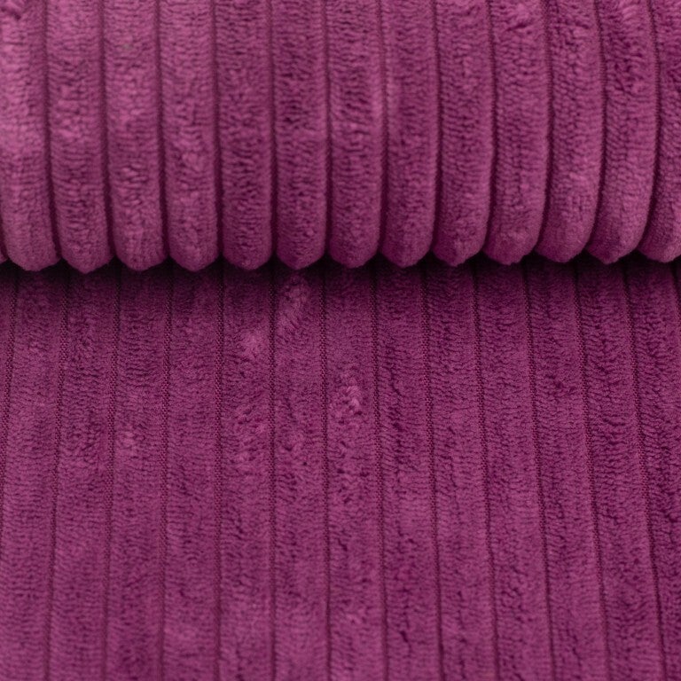 11,50EUR/m Wanja Cordsamt Breitcord beere