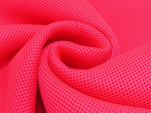 16,90EUR/m Taschenstoff Netz 3D Air Mesh neonpink
