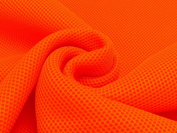 16,90EUR/m Taschenstoff Netz 3D Air Mesh neonorange