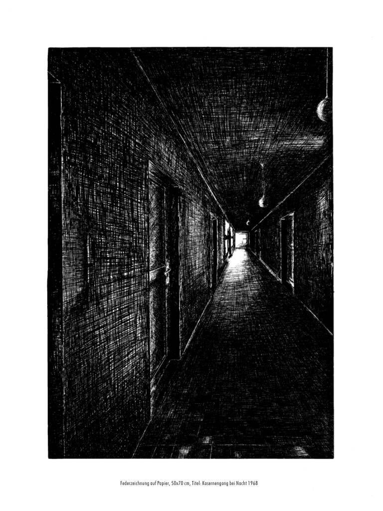 Kasernengang von Norbert Herrmann