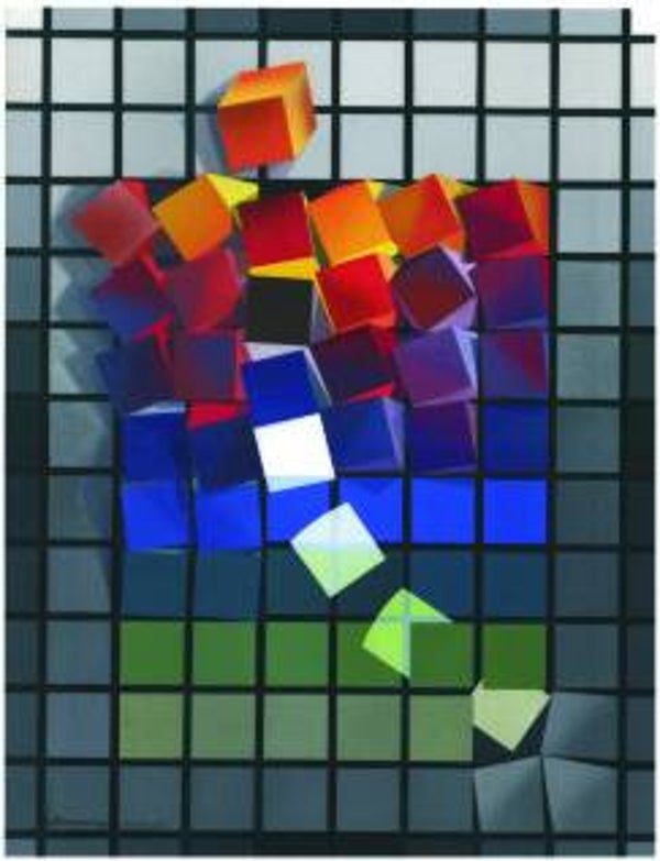 Ohne Titel (Würfelbild) 1981