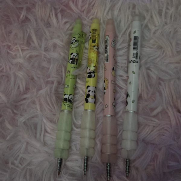 panda  uitgumbare inkt pen