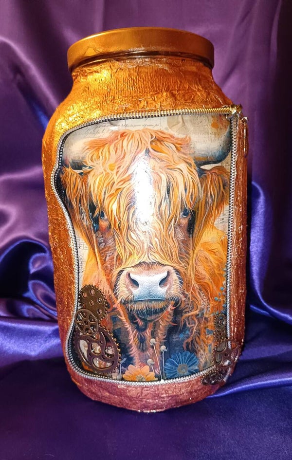 Schraubglas extra groß mit Stier