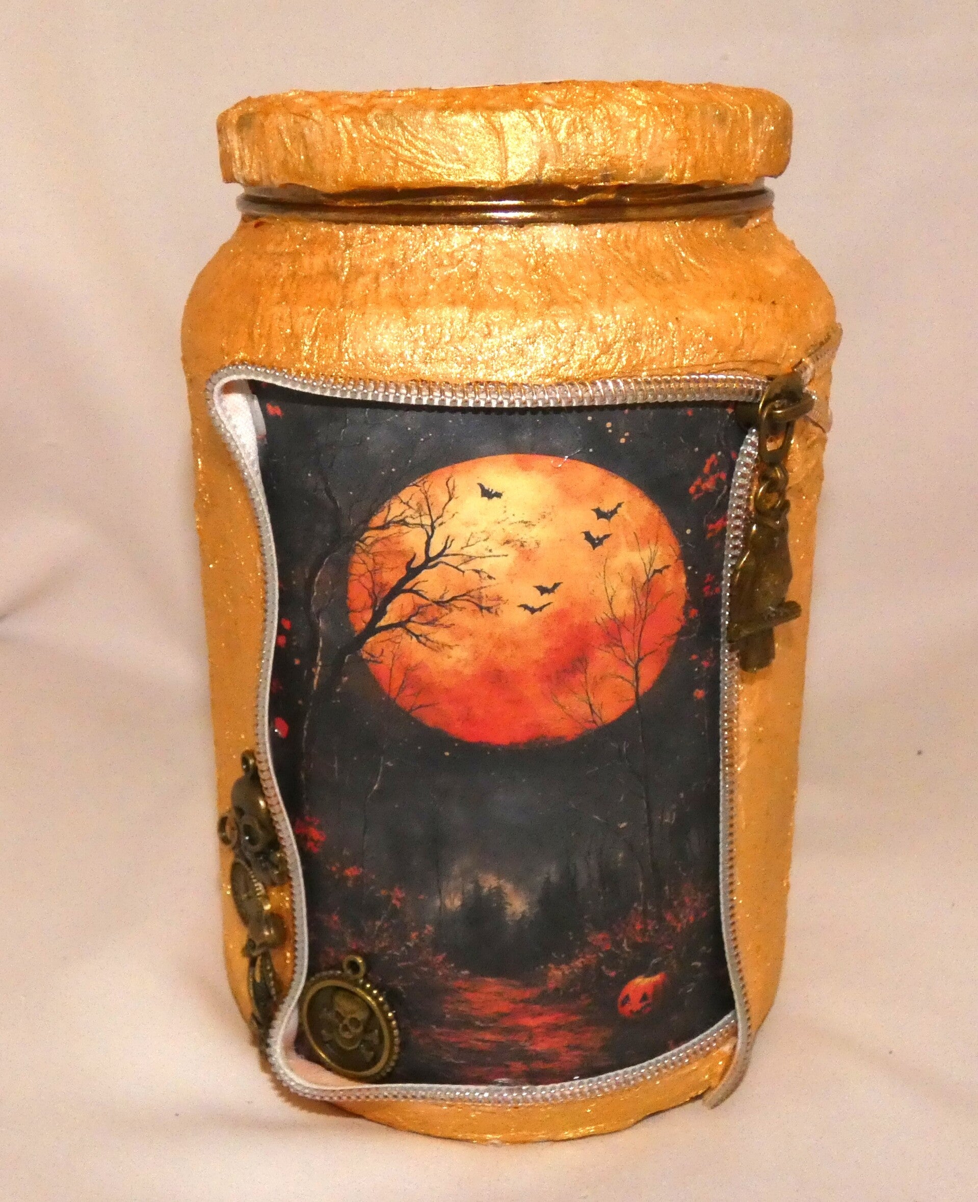 Schraubglas groß mit Vollmond