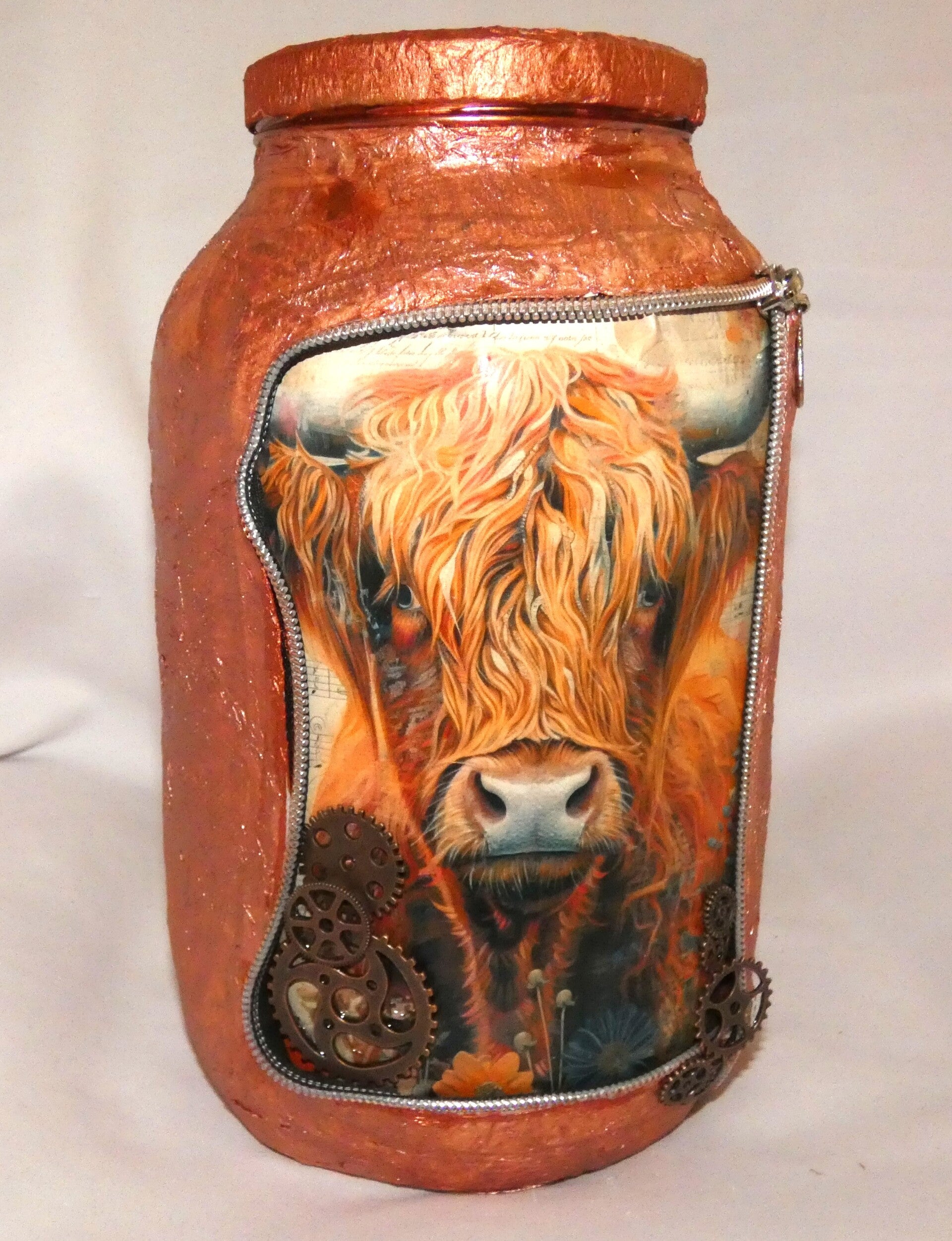 Schraubglas extra groß mit Stier