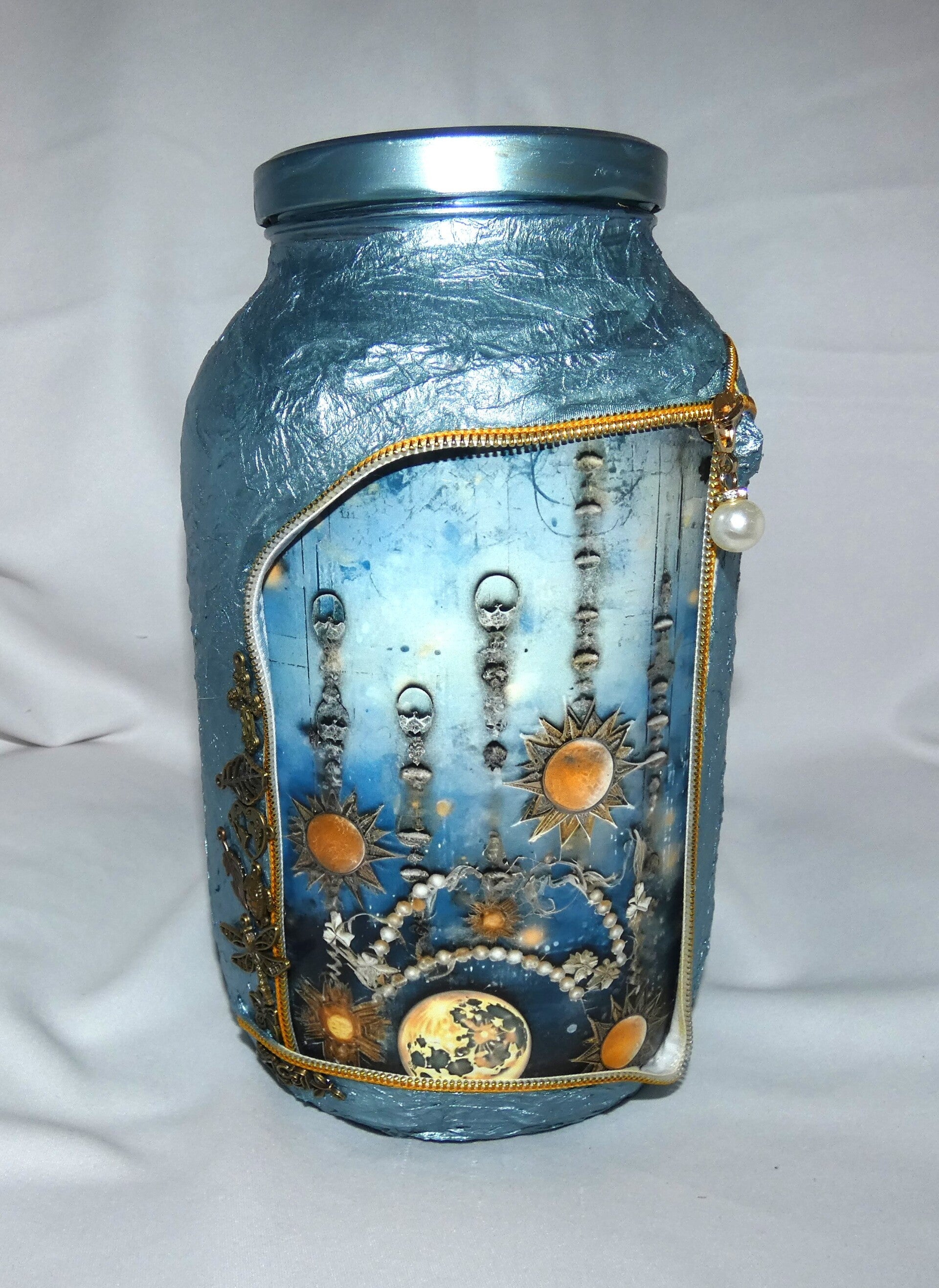 Schraubglas extra groß mit Erde und Sternen