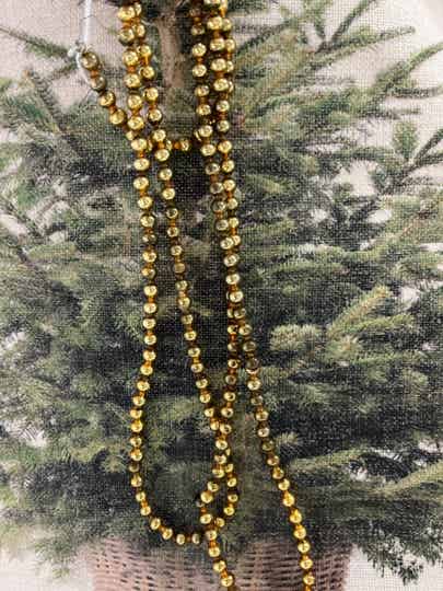 Ketting glas goud 1.54 meter