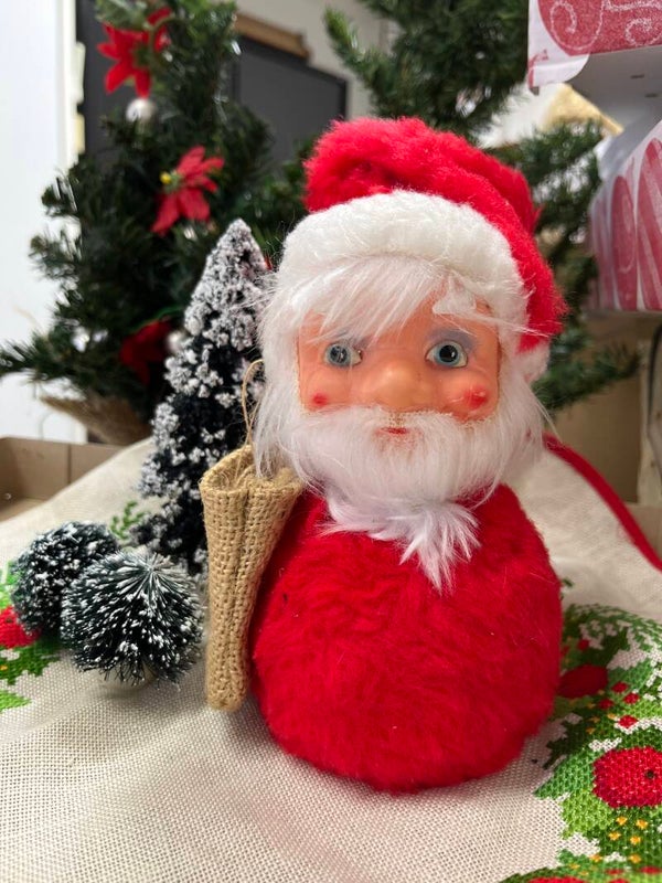 Candy container kerstman