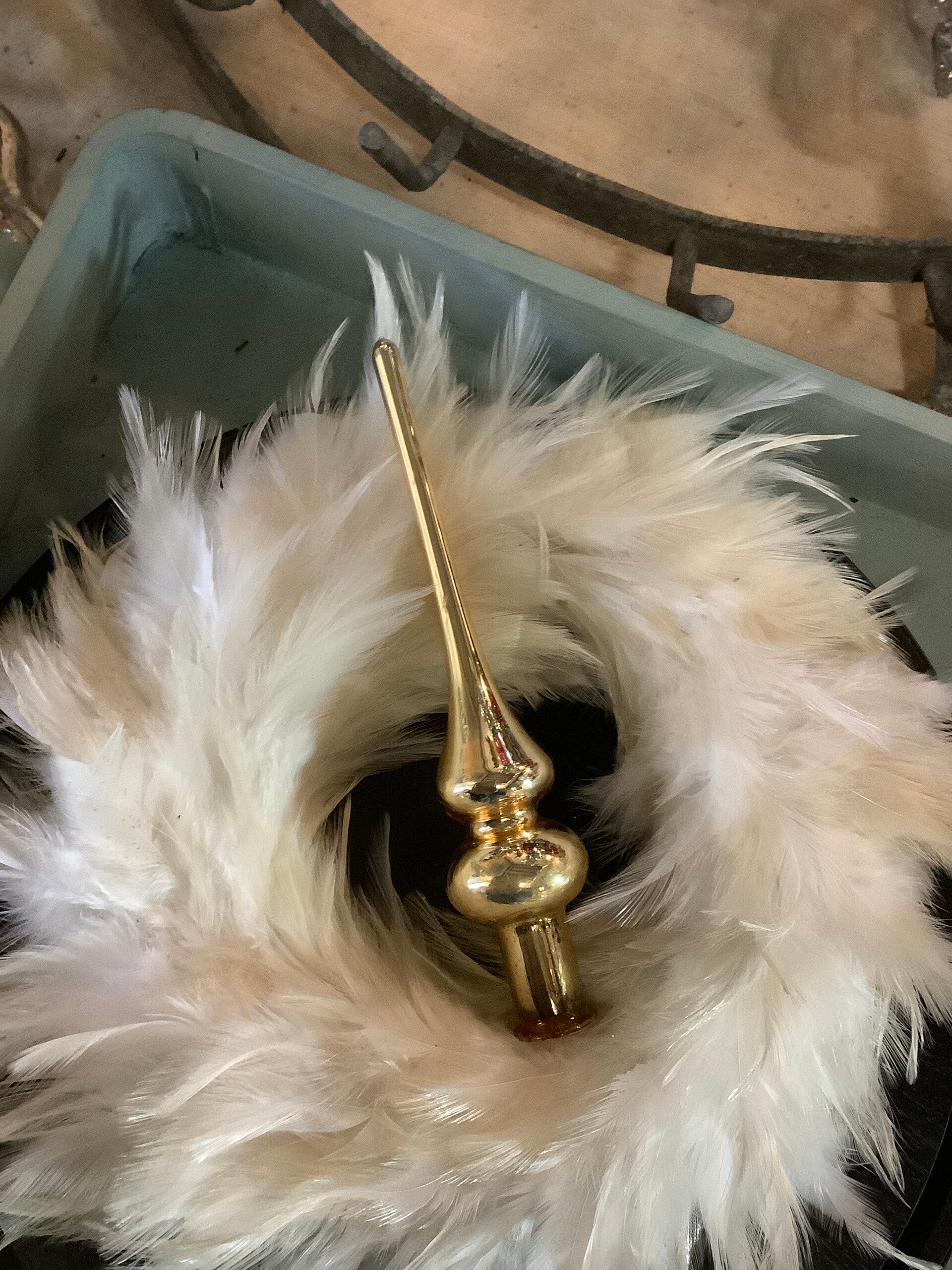 Mini piekje goud 14 cm