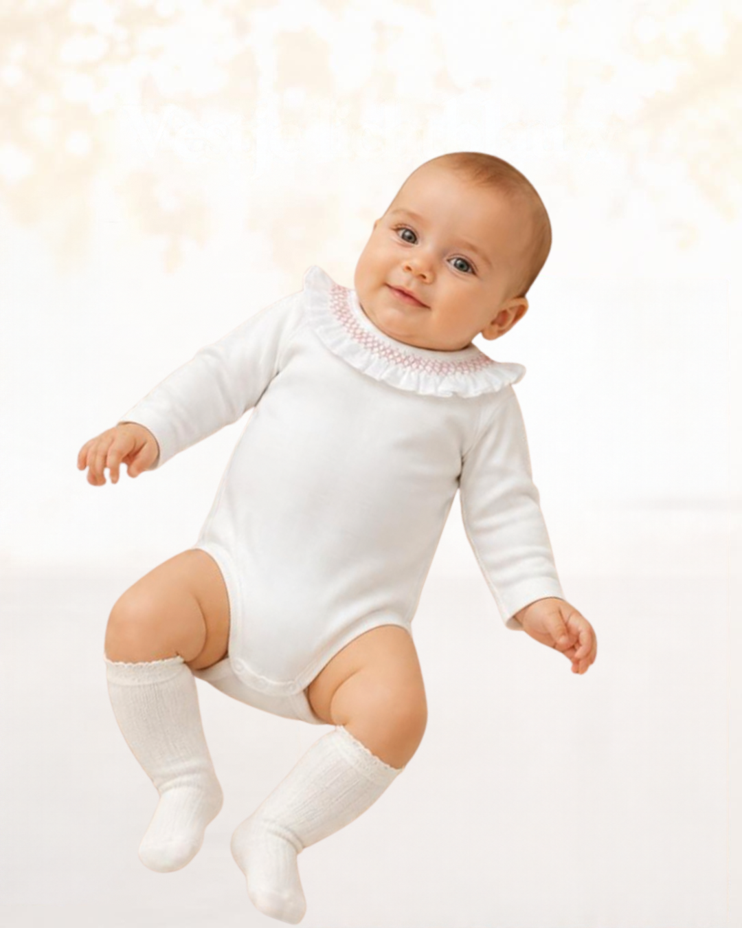 Romper roze smock