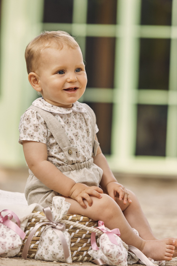 Linnenbroek met koala blouse