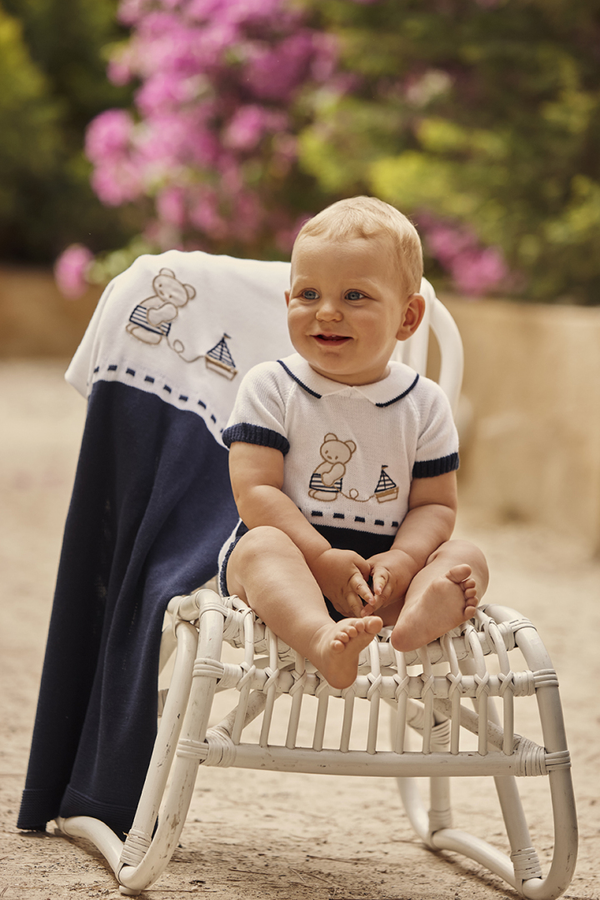 Beren set marine blauw